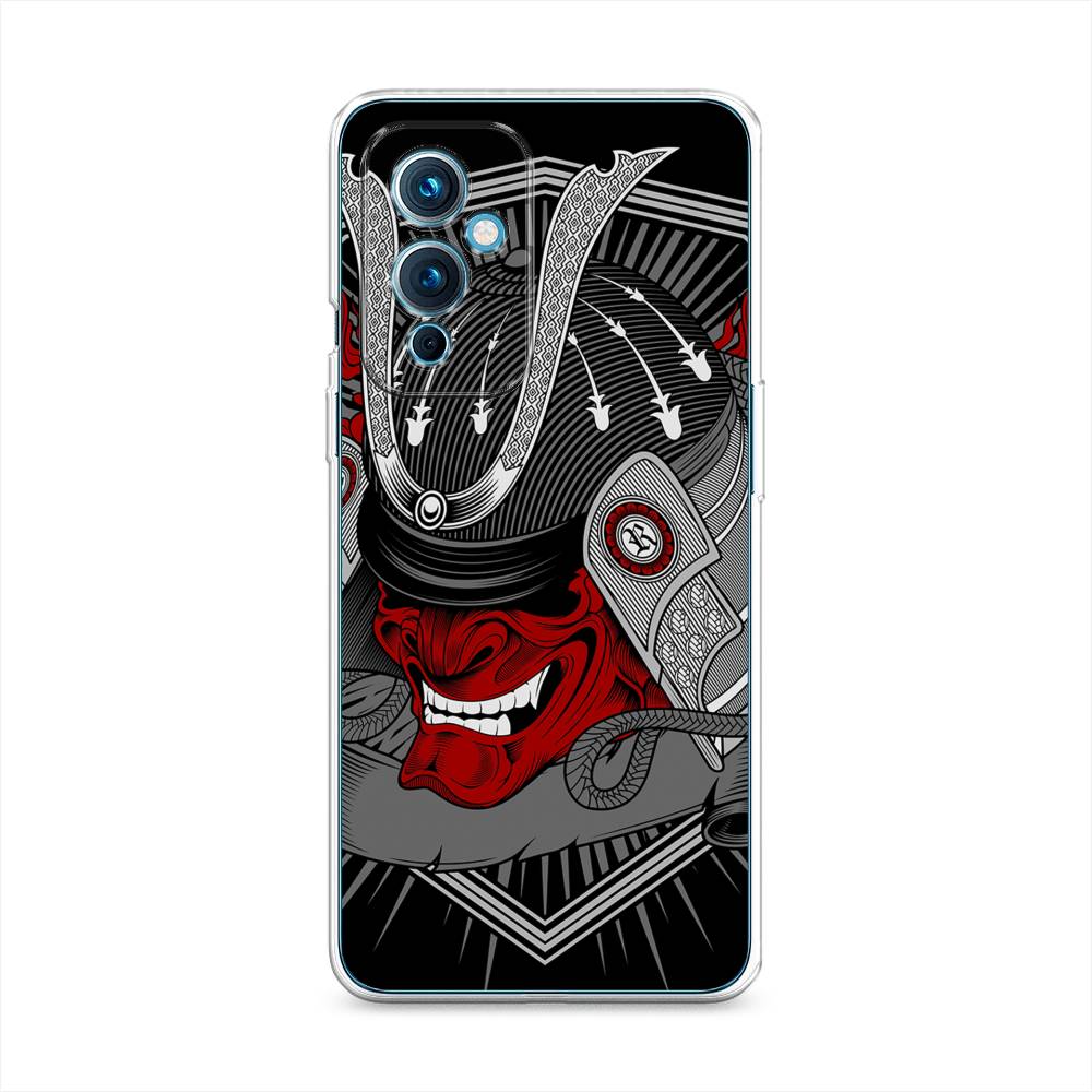 

Чехол на OnePlus 9 LE2110 "Красная маска самурая", Белый;красный;черный, 152750-4