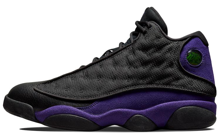 

Кроссовки унисекс Jordan Air Jordan 13 retro court purple черные 42.5 EU, Черный, Air Jordan 13 retro court purple