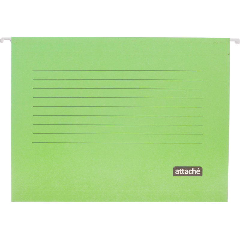 

Папка подвесная Attache, А4, картон, зеленый, до 200л., 5шт/уп