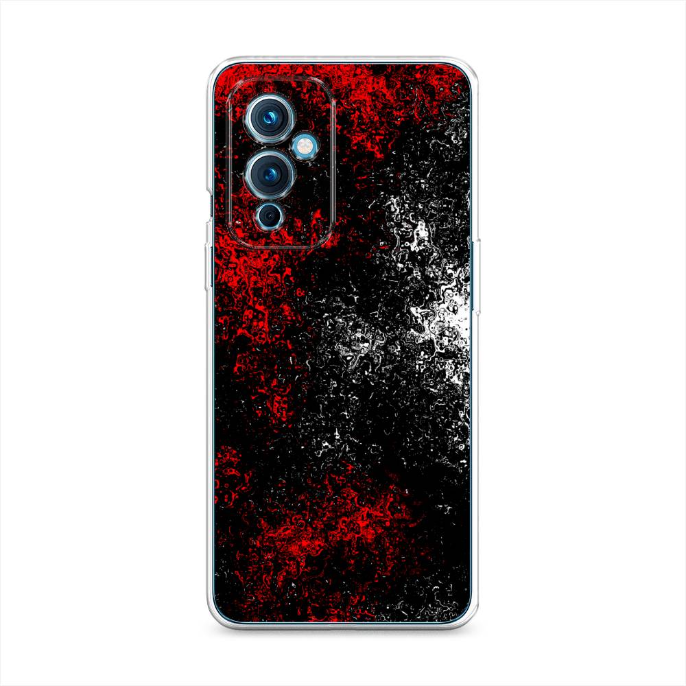 

Чехол на OnePlus 9 LE2110 "Монотипия", Красный;черный;белый, 152750-3