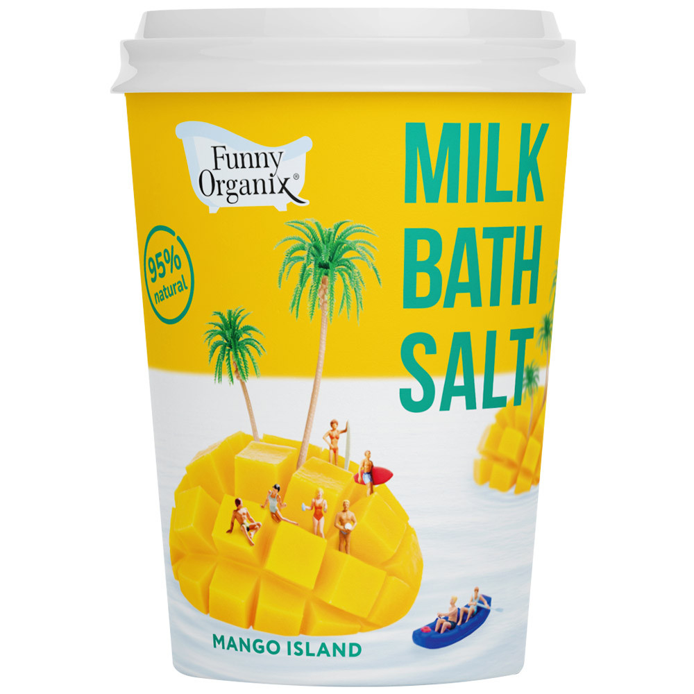 

Соль для ванн Funny Organix молочная mango island 500 г