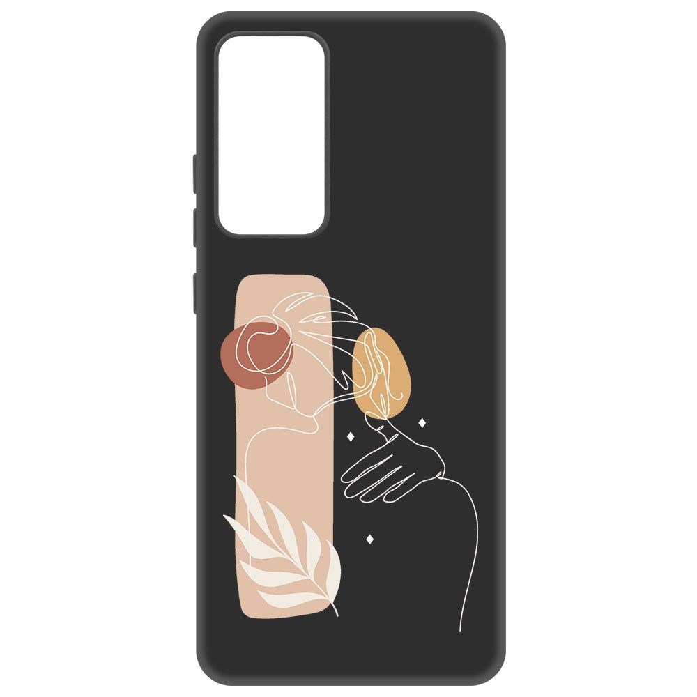 

Чехол-накладка Krutoff Soft Case Нежность для Xiaomi 12 черный
