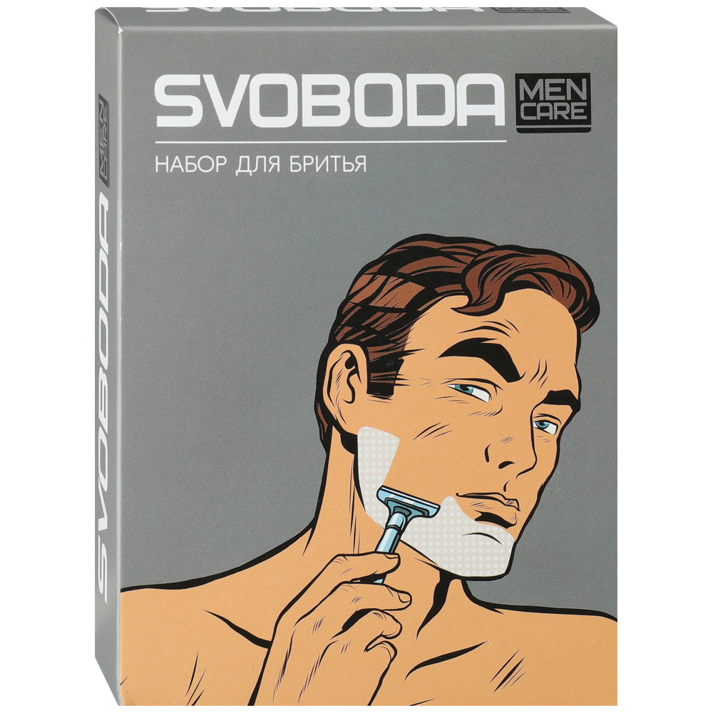

Набор для бритья Svoboda Men Care Крем для бритья 80 мл + Крем после бритья 80 мл