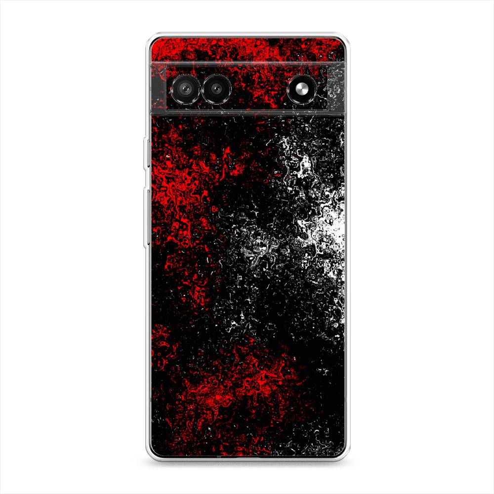 

Чехол для Google Pixel 6A "Монотипия", Красный;черный;белый, 271150-3
