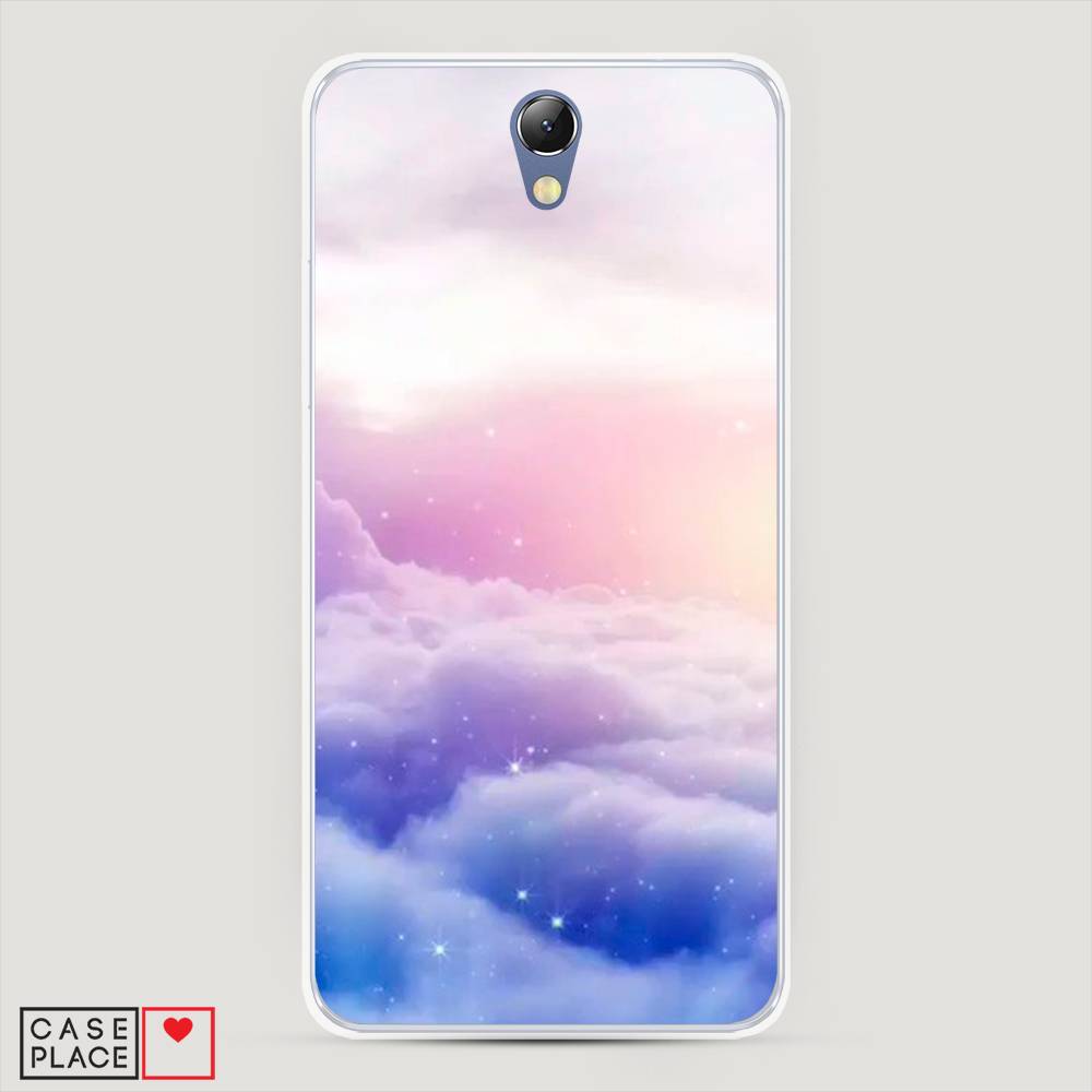 

Чехол на Lenovo Vibe S1 "Небеса", Голубой;белый;розовый, 111450-2