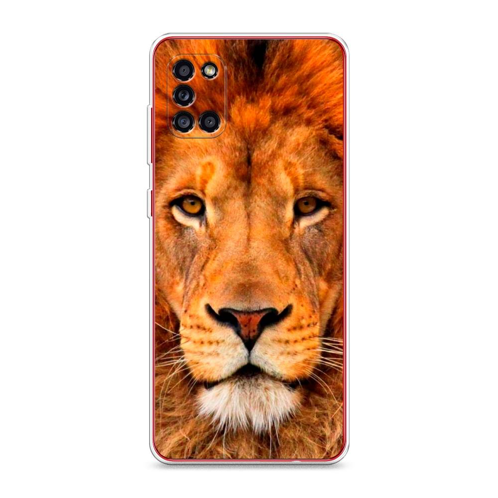 

Чехол на Samsung Galaxy A31 "Благородный лев", Оранжевый, 2100350-1