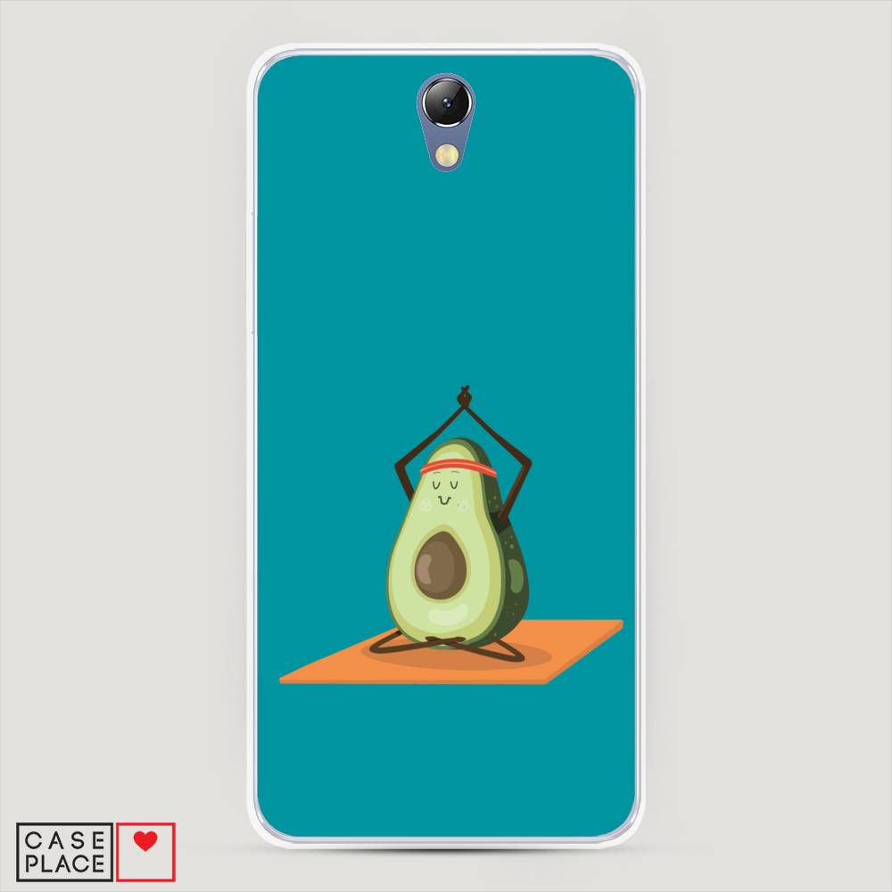 

Чехол на Lenovo Vibe S1 "Расслабься с авокадо", Голубой, 111450-6