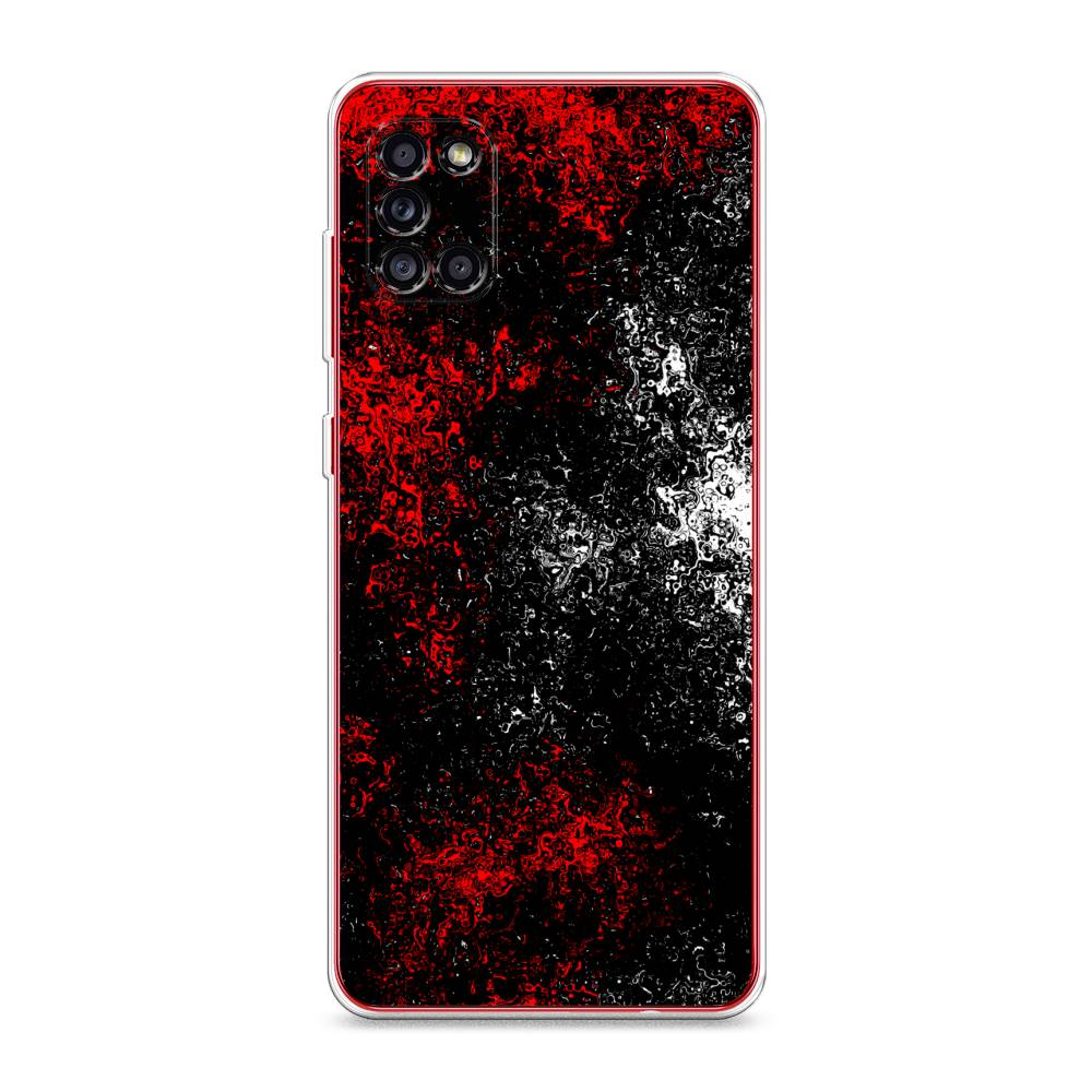 

Чехол для Samsung Galaxy A31 "Монотипия", Красный;черный;белый, 2100350-3
