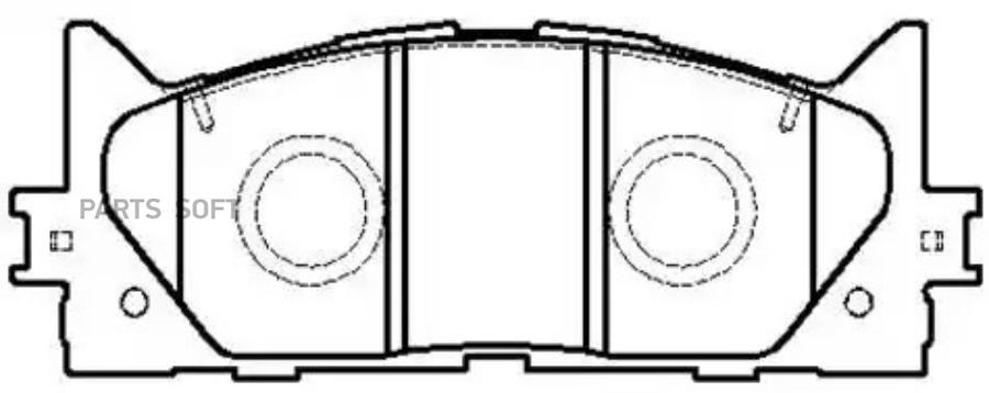 

Колодки Тормозные Дисковые Передн Toyota:camry Седан 01.06- HSB HP5242