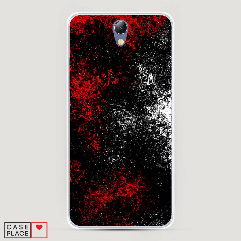 

Чехол на Lenovo Vibe S1 "Монотипия", Красный;черный;белый, 111450-3