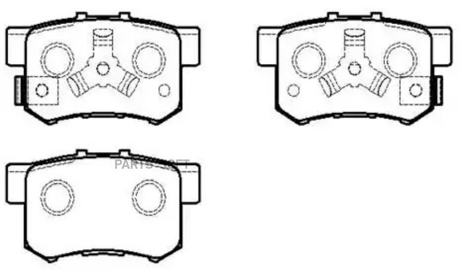 

Тормозные колодки HSB дисковые HP5209