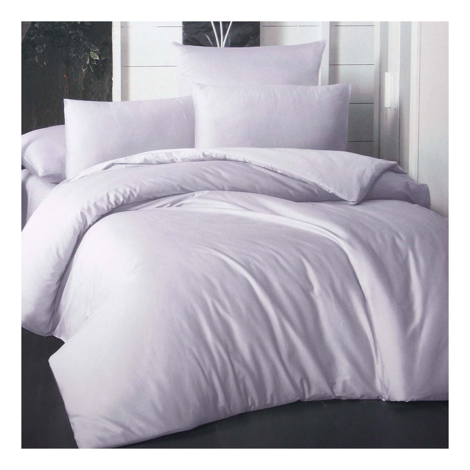 

Комплект постельного белья La Besse Ранфорс сиреневый Полуторный