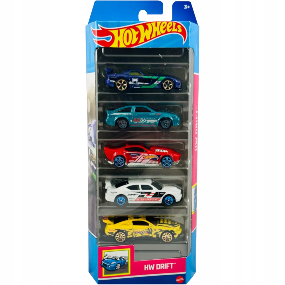 

Набор машинок Hot Wheels HW Drift 5 шт HLY75, HLY75_01806_1806