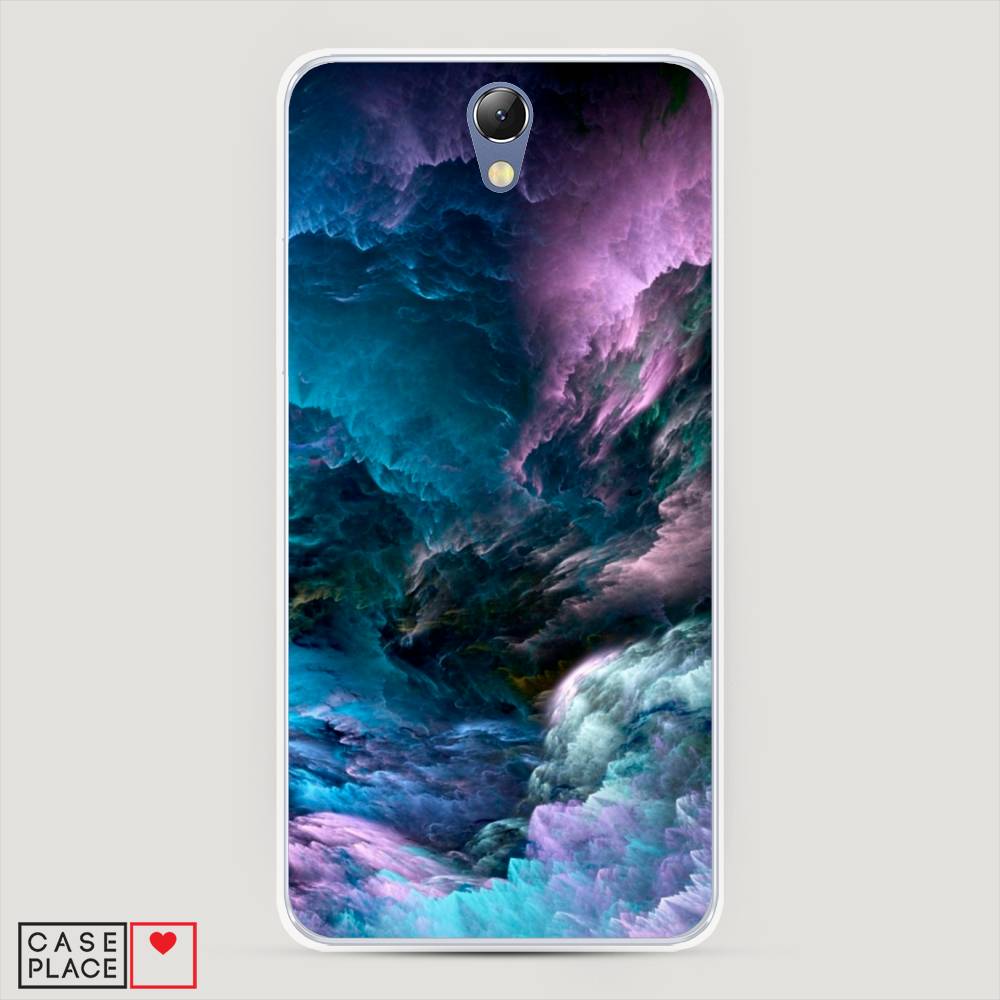 

Чехол на Lenovo Vibe S1 "Загадочное небо", Синий;фиолетовый, 111450-2