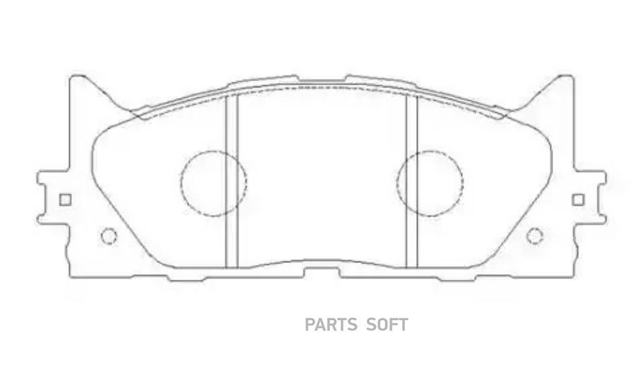 

Колодки Тормозные Дисковые W240598428 Toyota Camry V40 (06-) Lexus Es350 (06-) HSB HP5179