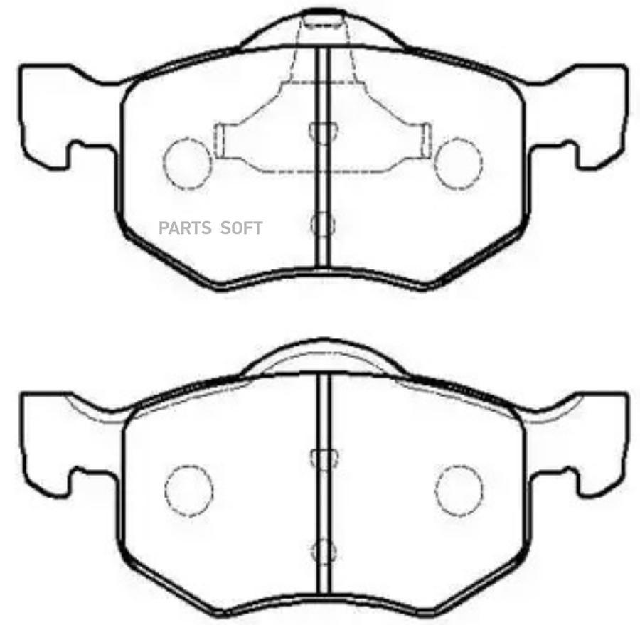 

Колодки Тормозные Дисковые Передн Ford: Maverick 01 - Mazda: Tribute 00 - HSB HP5155