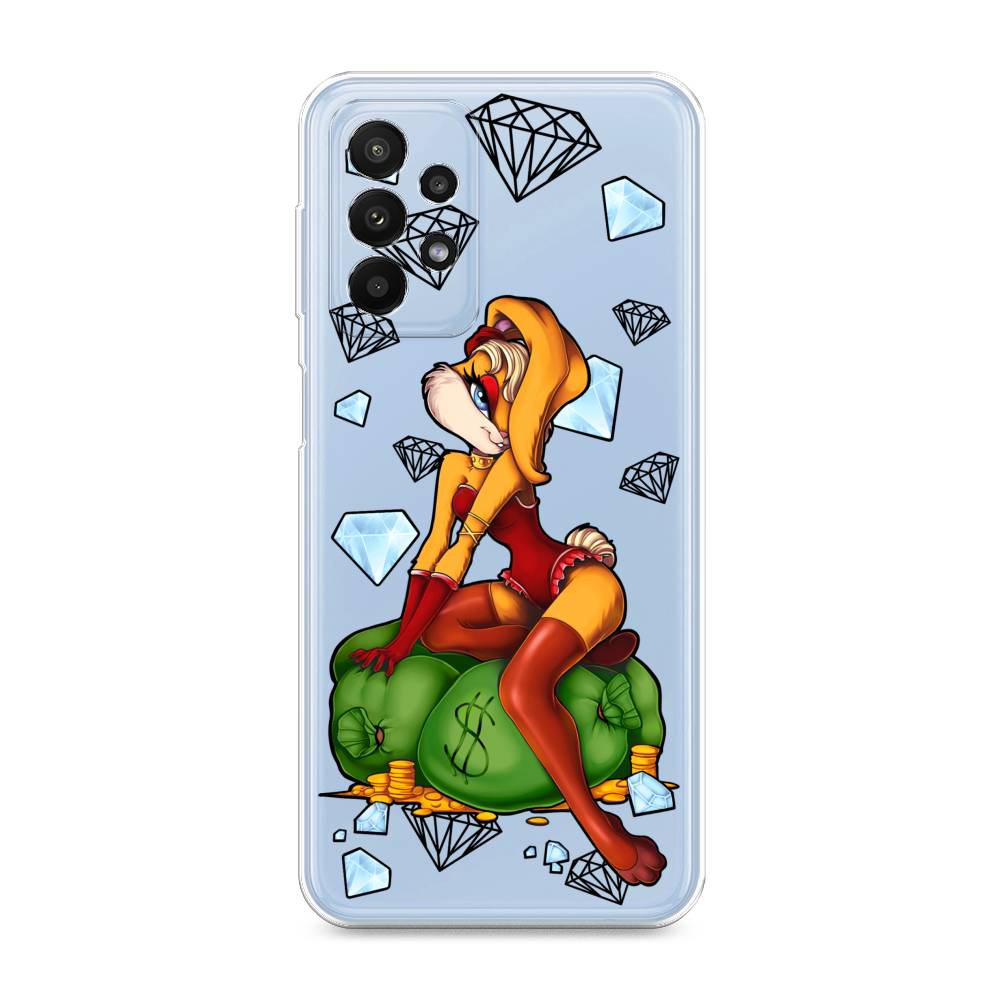 

Чехол для Samsung Galaxy A23 "Лола Банни с бриллиантами", Красный;оранжевый;зеленый, 2105050-6