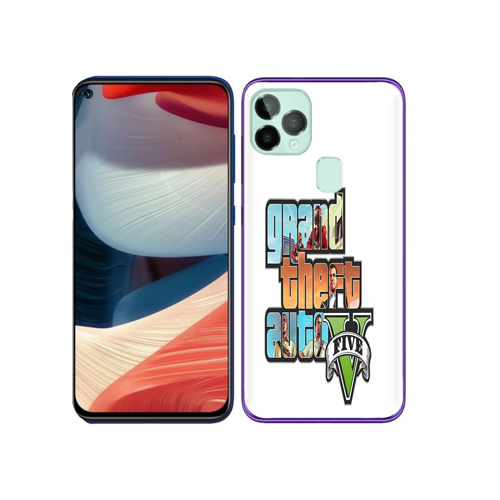 

Чехол MyPads Tocco для Oukitel C22 игра гта, Прозрачный, Tocco