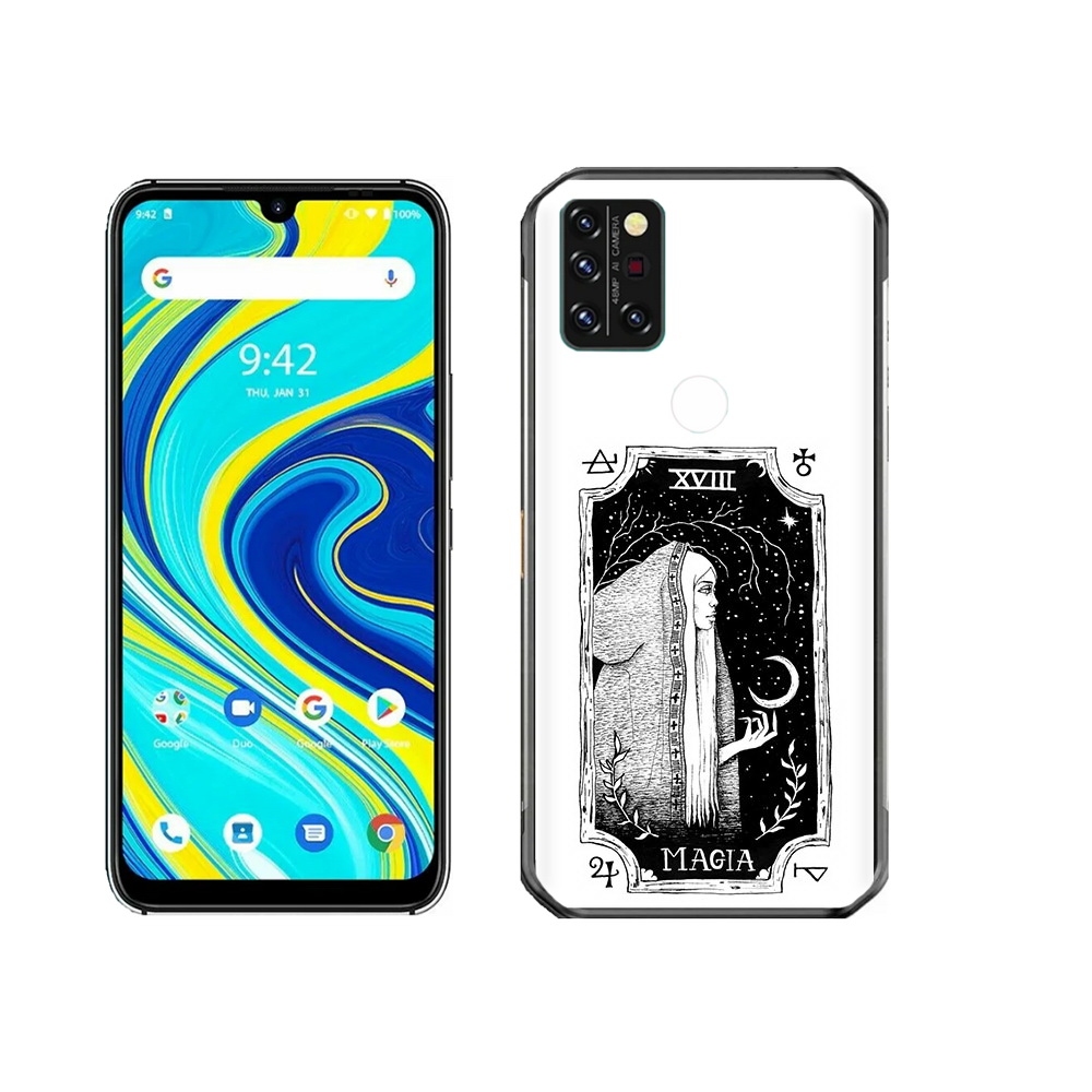 

Чехол MyPads Tocco для Umidigi A7 Pro лунная магия, Прозрачный, Tocco