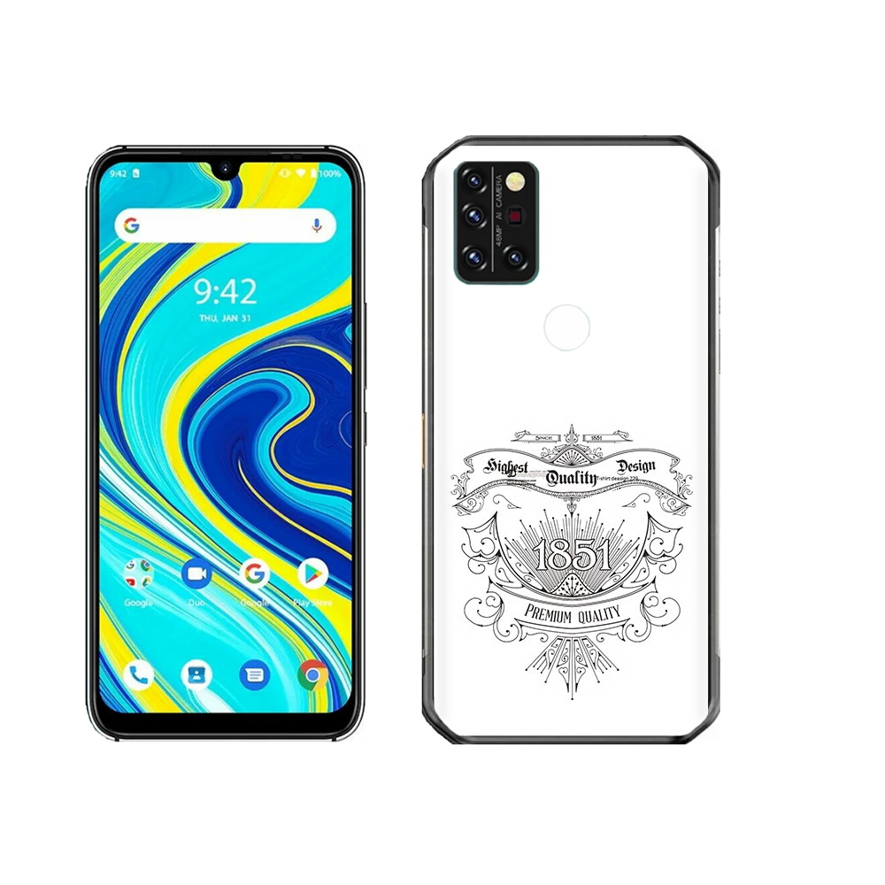 

Чехол MyPads Tocco для Umidigi A7 Pro логотип 1851 год, Прозрачный, Tocco