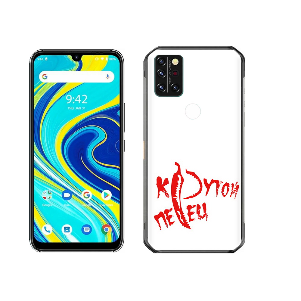 

Чехол MyPads Tocco для Umidigi A7 Pro крутой перец, Прозрачный, Tocco