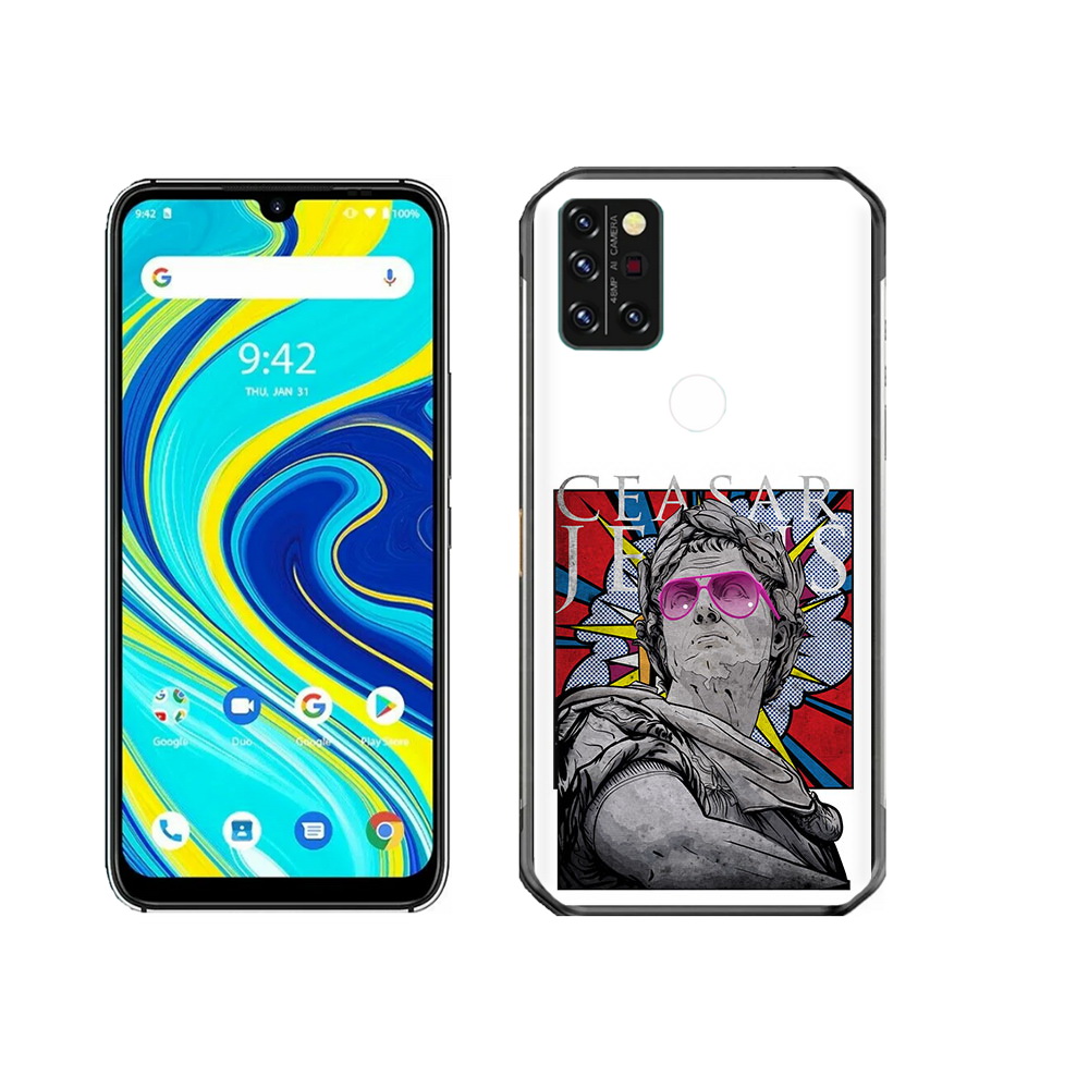 

Чехол MyPads Tocco для Umidigi A7 Pro крутая статуя свободы, Прозрачный, Tocco