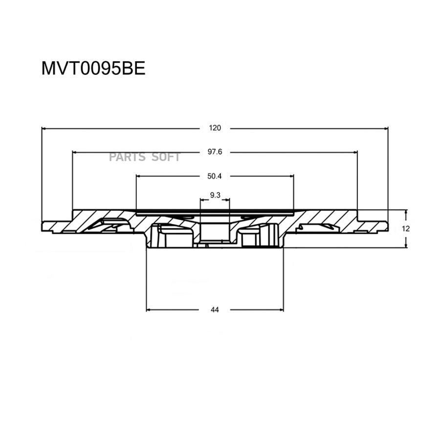 

Задняя Пластина Турбокомпрессора Krauf mvt0095be