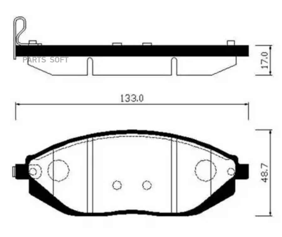 

Колодки Тормозные Дисковые Передн Daewoo: Matiz 10- Chevrolet: Matiz 10- HSB HP2023