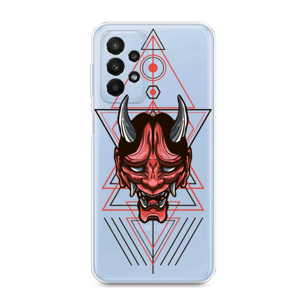 

Чехол для Samsung Galaxy A23 "Hanya Oni mask", Серый;красный;черный, 2105050-4