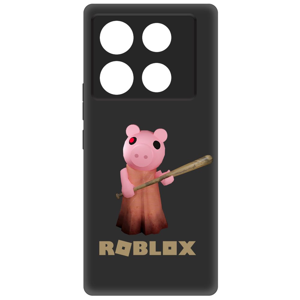 

Чехол-накладка Krutoff Soft Case Roblox-Пигги для INFINIX Note 40 Pro 5G черный