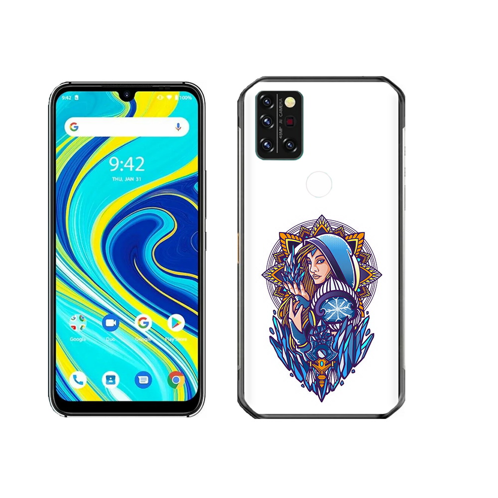 

Чехол MyPads Tocco для Umidigi A7 Pro кристал мейден дота 2, Прозрачный, Tocco
