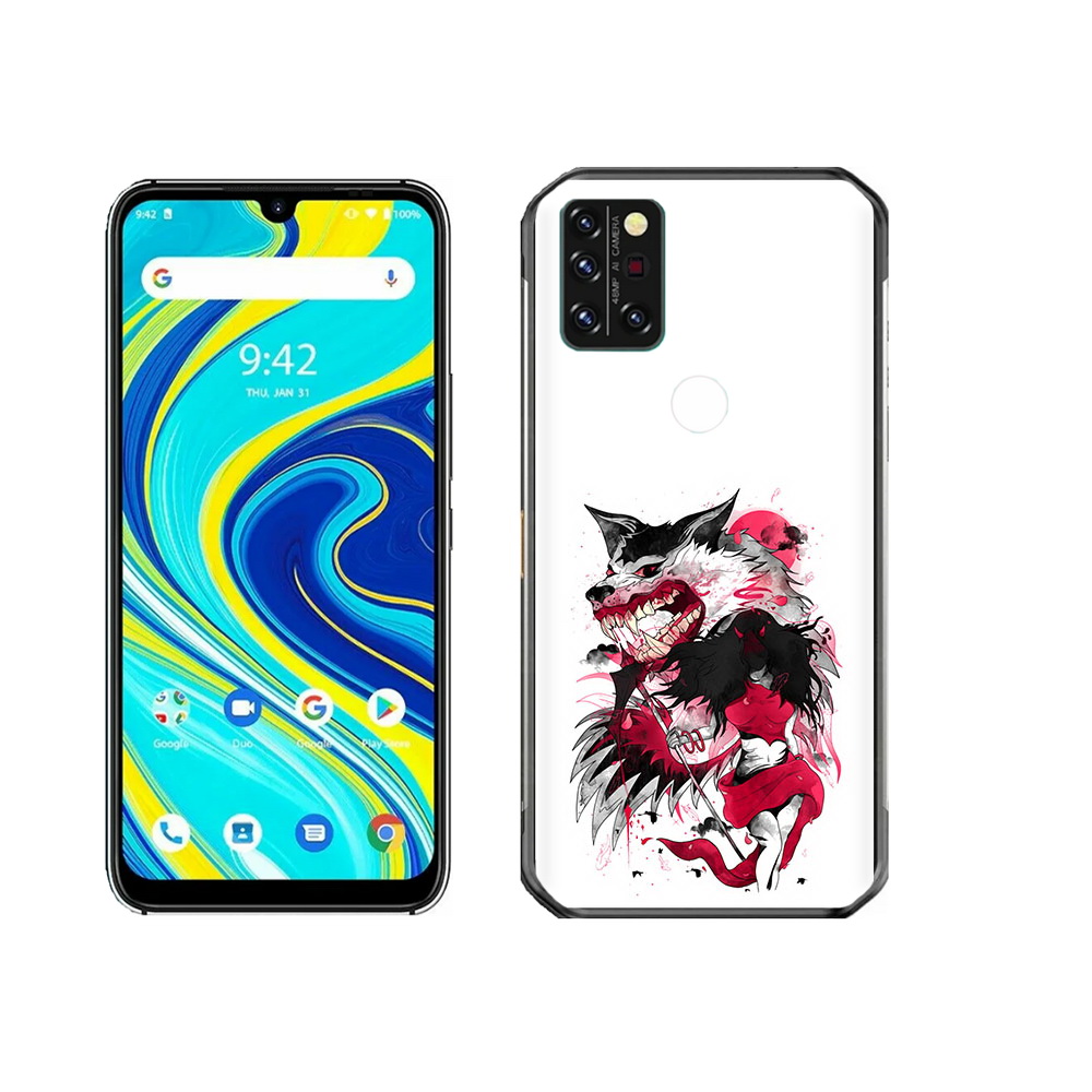 

Чехол MyPads Tocco для Umidigi A7 Pro красная шапочка, Прозрачный, Tocco