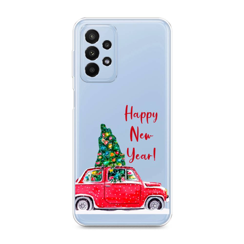 

Чехол для Samsung Galaxy A23 "Happy New Year", Красный;зеленый, 2105050-5