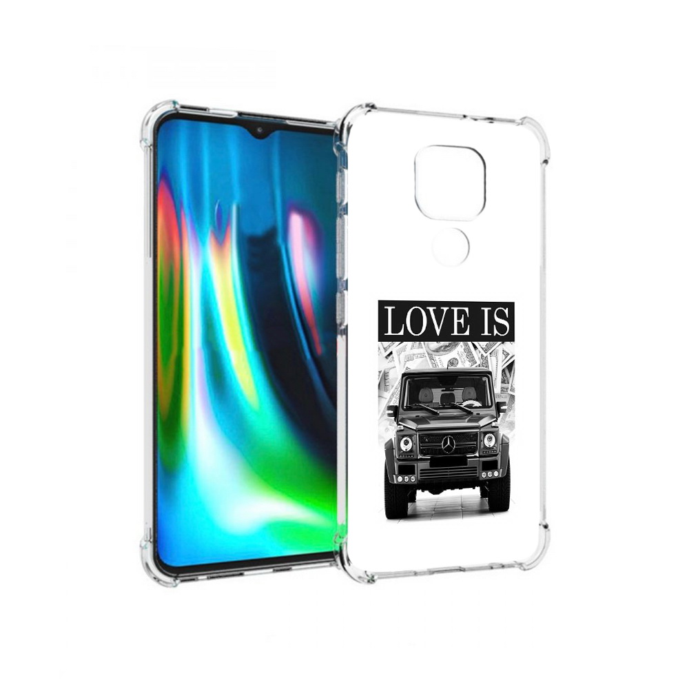 

Чехол MyPads Tocco для Motorola Moto G9 Play гелик (PT227081.347.285), Прозрачный, Tocco