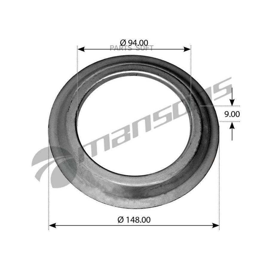 Кольцо Ступицы Bpw Ecoштамповка 941485,5 10-12 1Шт Mansons 300012