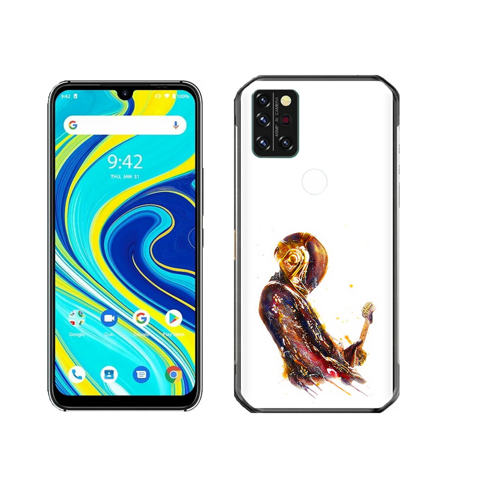 

Чехол MyPads Tocco для Umidigi A7 Pro космо-музыкант, Прозрачный, Tocco