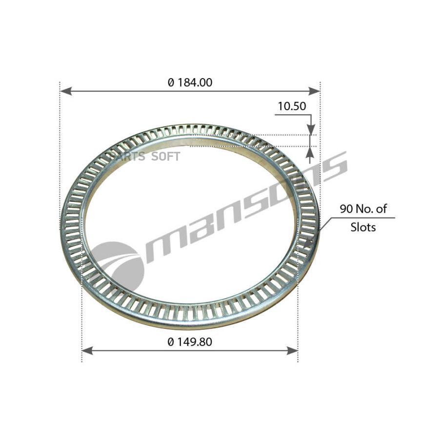 Кольцо Абс Saf S9-4218S11-4220 1Шт Mansons 600203