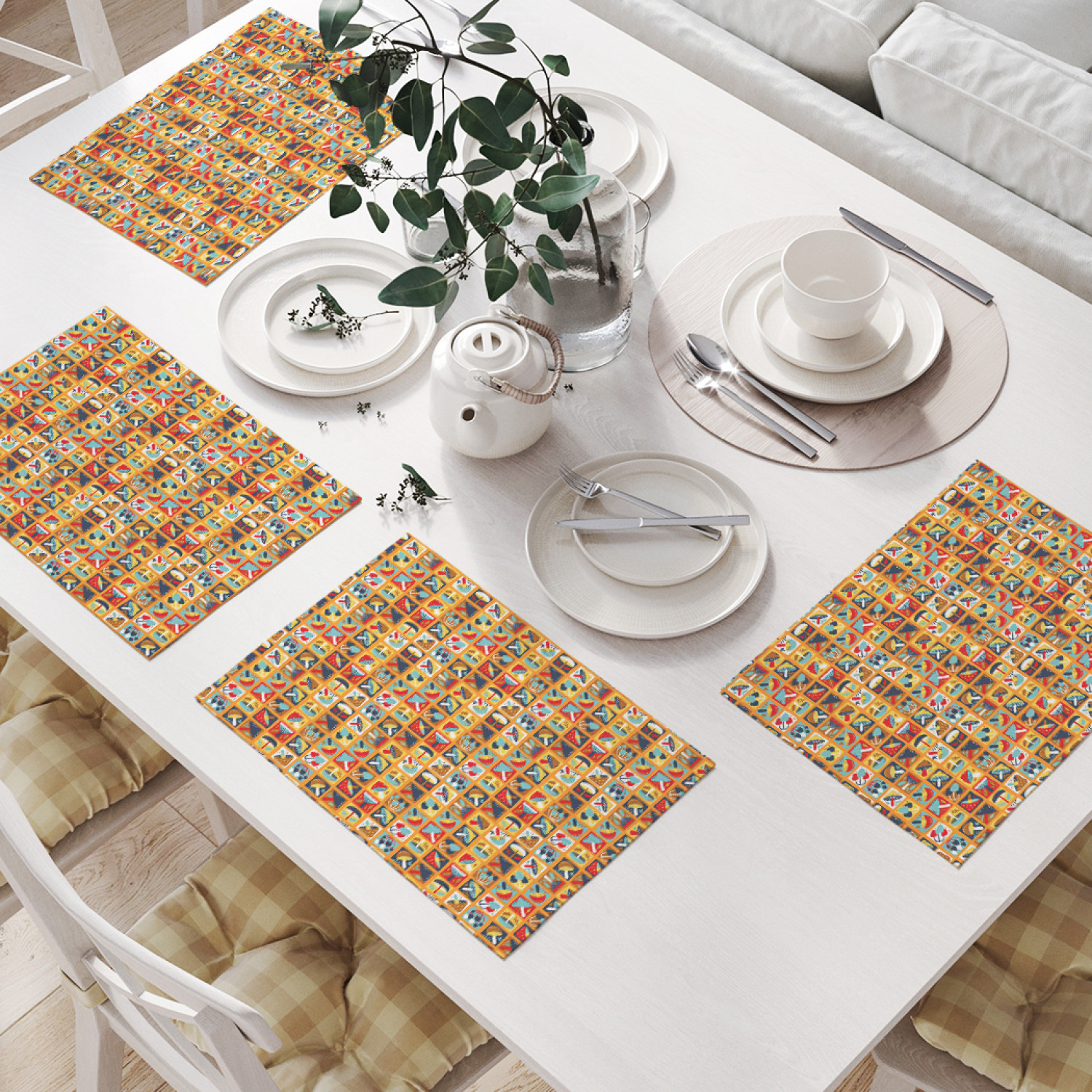 

Комплект салфеток JoyArty "Грибная поляна" (32х46 см, 4 шт.), Грибная поляна