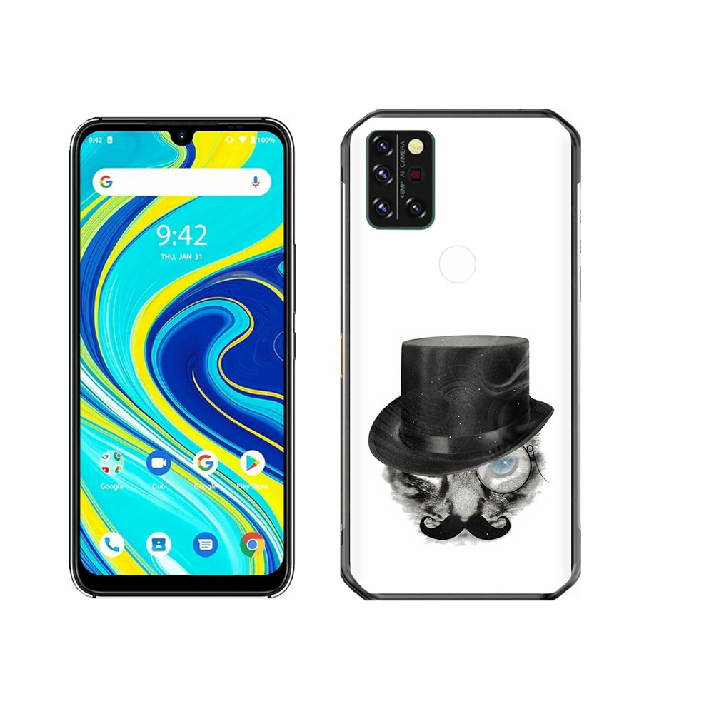 

Чехол MyPads Tocco для Umidigi A7 Pro интелегентный кот, Прозрачный, Tocco