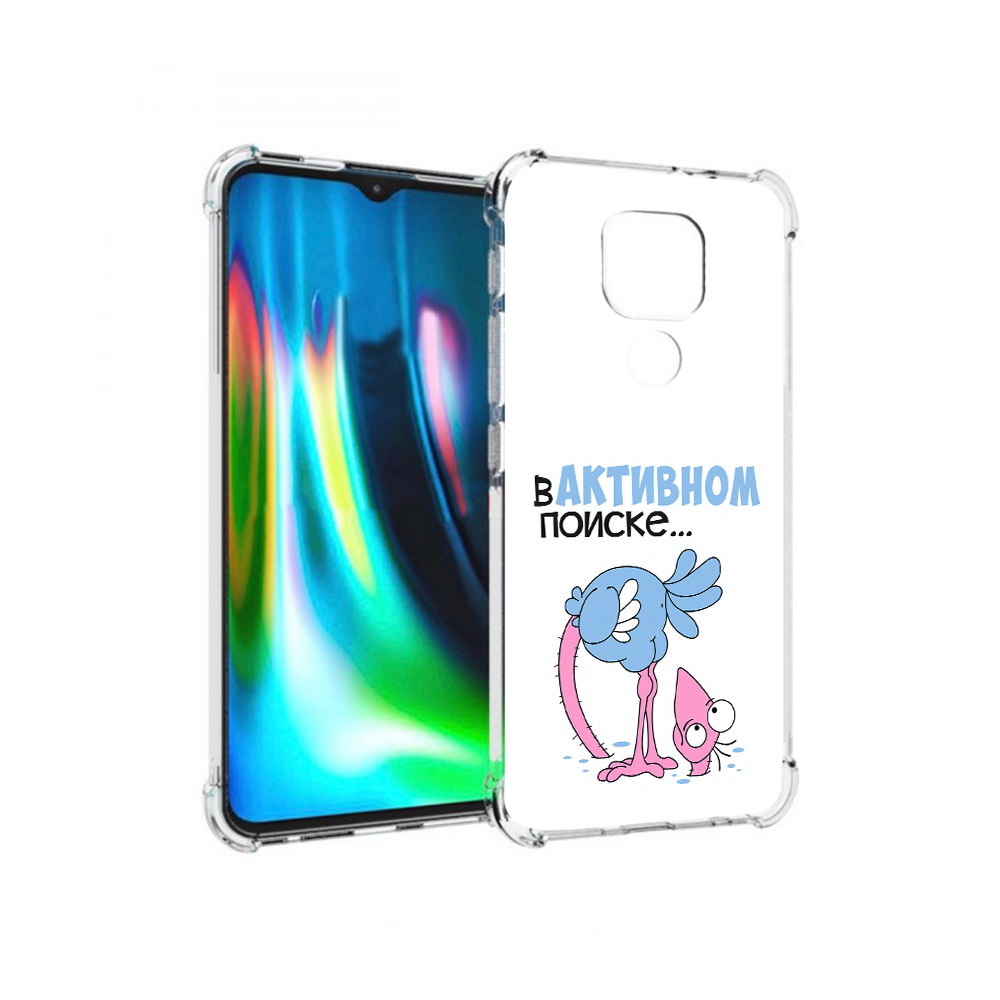 

Чехол MyPads Tocco для Motorola Moto G9 Play в активном поиске (PT227081.347.255), Прозрачный, Tocco