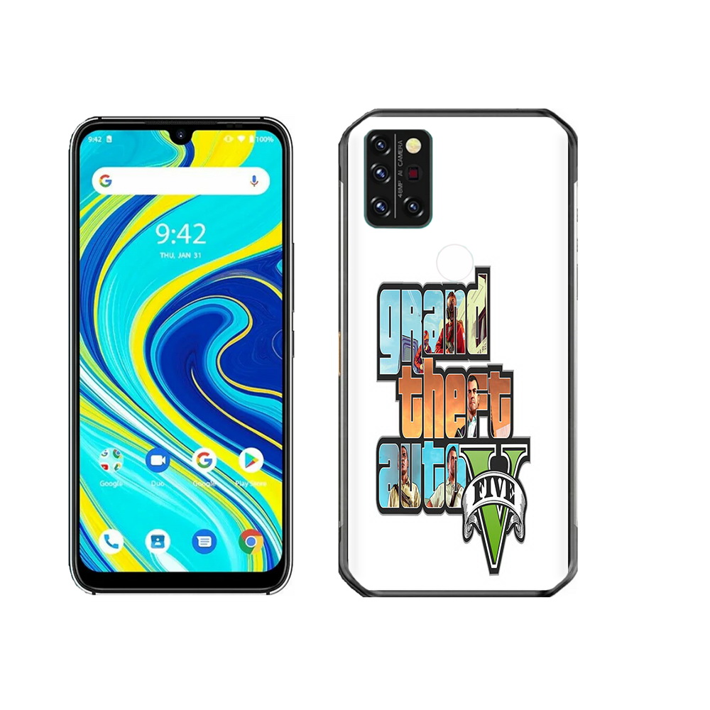 

Чехол MyPads Tocco для Umidigi A7 Pro игра гта, Прозрачный, Tocco