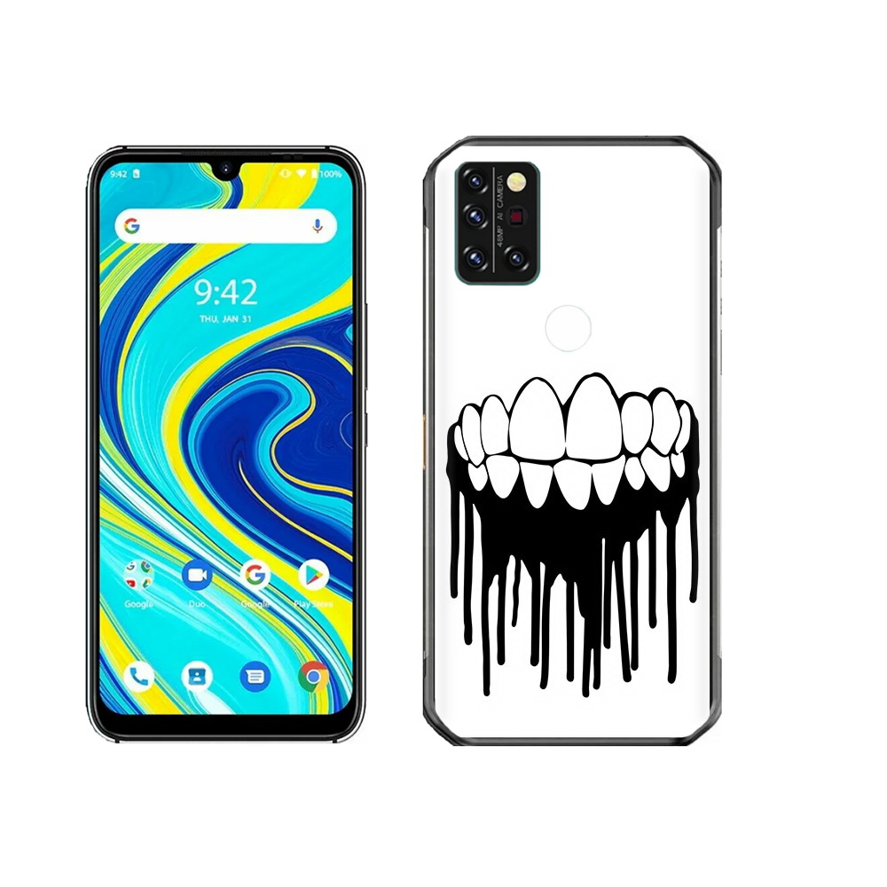 

Чехол MyPads Tocco для Umidigi A7 Pro зубы, Прозрачный, Tocco
