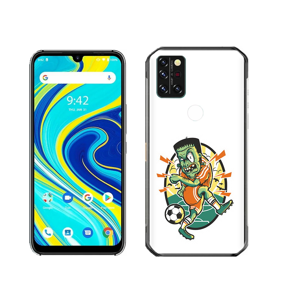 

Чехол MyPads Tocco для Umidigi A7 Pro зомби футболист, Прозрачный, Tocco