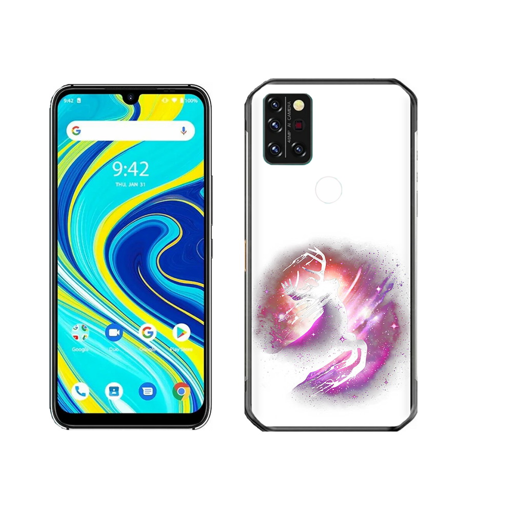 

Чехол MyPads Tocco для Umidigi A7 Pro звездный олень, Прозрачный, Tocco