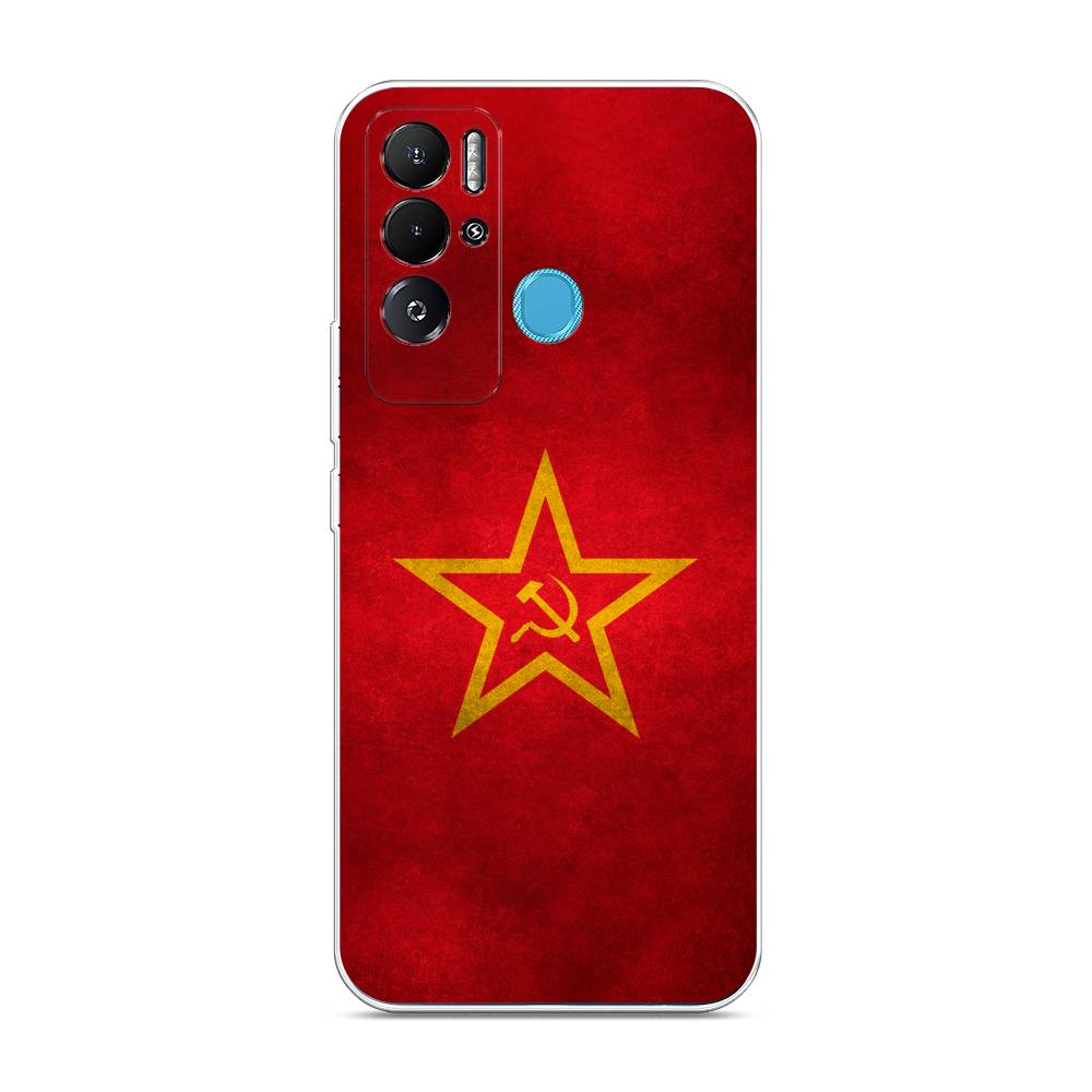 

Чехол Awog на Tecno Pova Neo "Красное знамя", Разноцветный, 302150-10