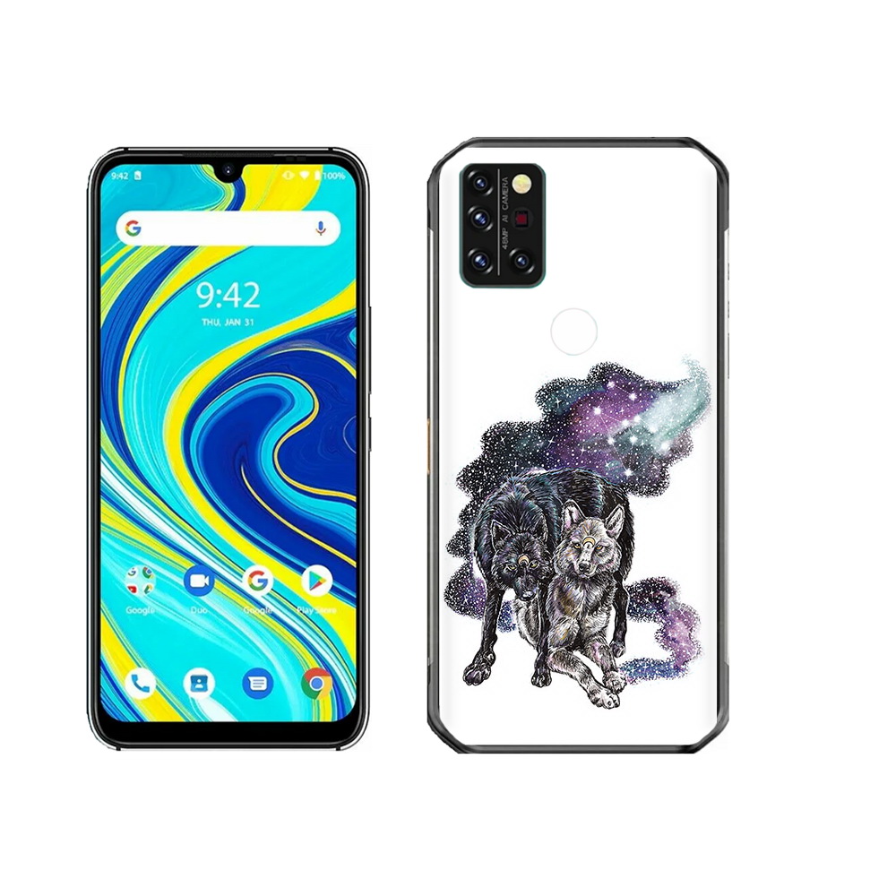 

Чехол MyPads Tocco для Umidigi A7 Pro звездные волки, Прозрачный, Tocco