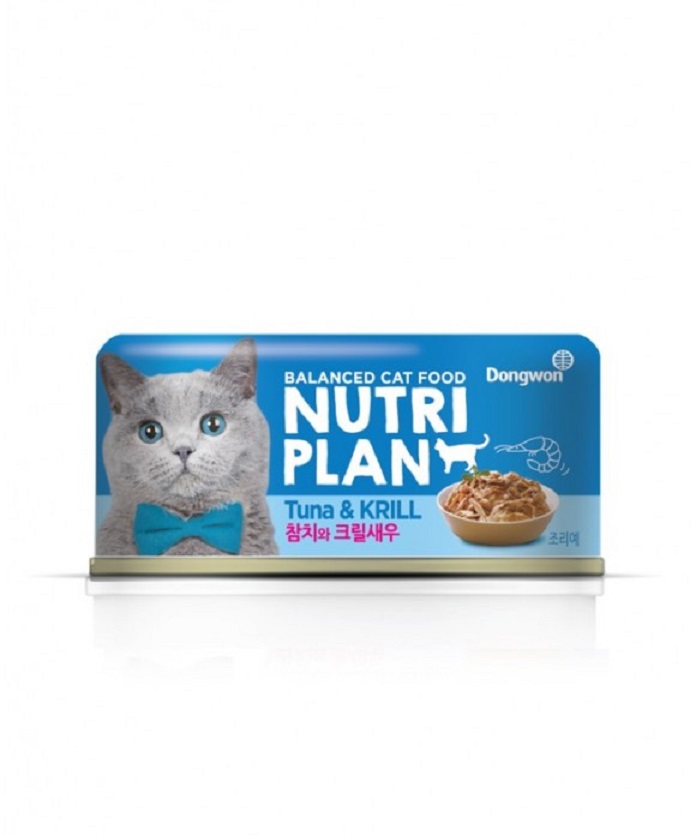 фото Влажный корм для кошек nutri plan тунец с крилем в собственном соку, 160г, 2 шт