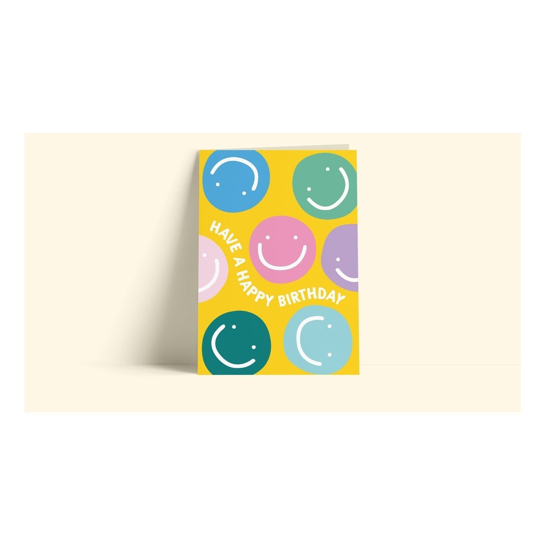 

Открытка O'Paper Paper O'Happy Birthday-Smile, Разноцветный