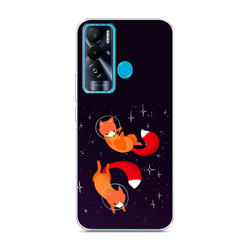 

Чехол Awog на Tecno Pova Neo "Лисы космонавты", 302150-4