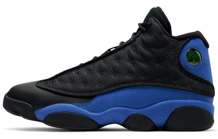 

Кроссовки унисекс Jordan Air Jordan 13 retro black royal черные 42.5 EU, Черный, Air Jordan 13 retro black royal